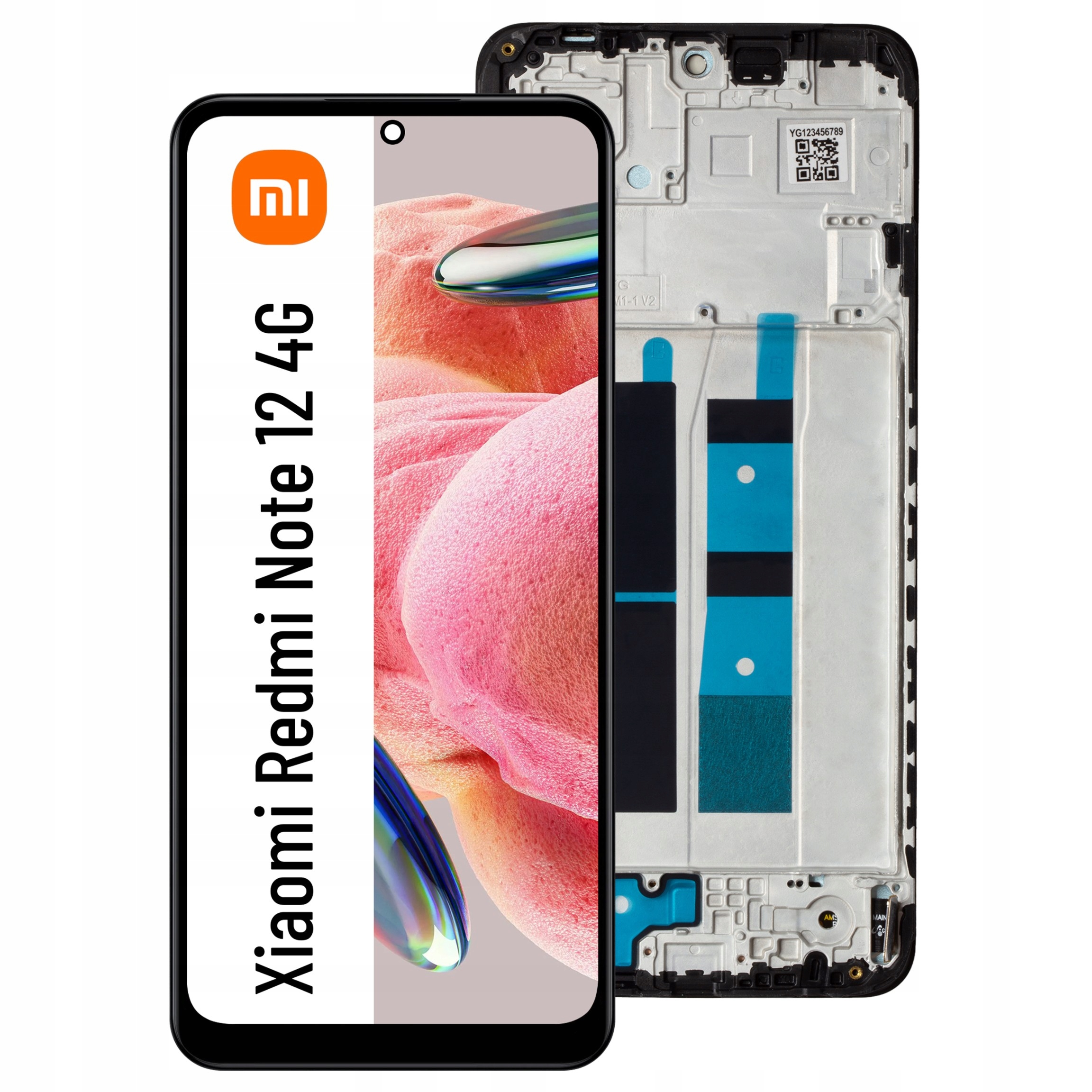 Displej s rámečkem pro Redmi Note 12 4G Incell Display LCD panel