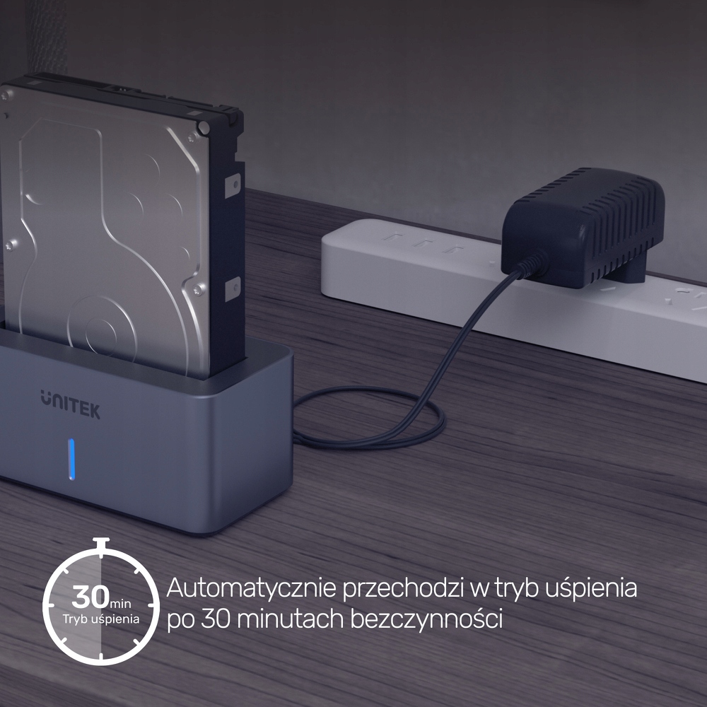 Stacja dokująca dyski 2,5'' 3,5'' USB 3.1 Unitek Format dysków 2,5