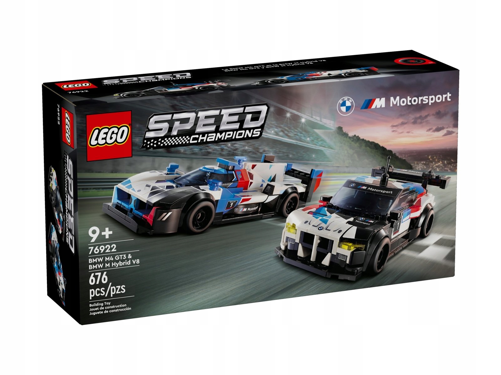 Lego Speed Champions Auta Bmw M4 GT3 & Bmw M Hybrid V8 76922