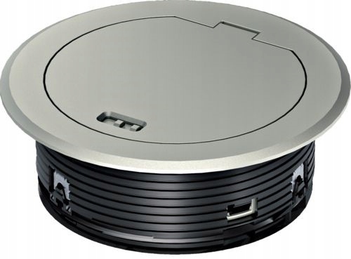 Hager Tehalit.VE-EE Výklopná průchodka >32 mm Stříbrný Kov IK10 IP30 LAR02MKS