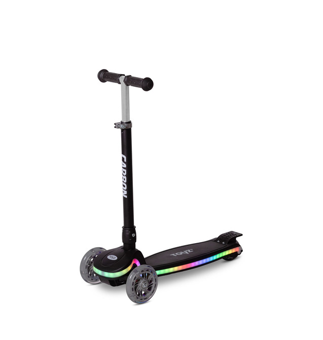 Hulajnoga 3-KOŁOWA Toyz Carbon Led Balansowa trójkołowa Dla Początkujących