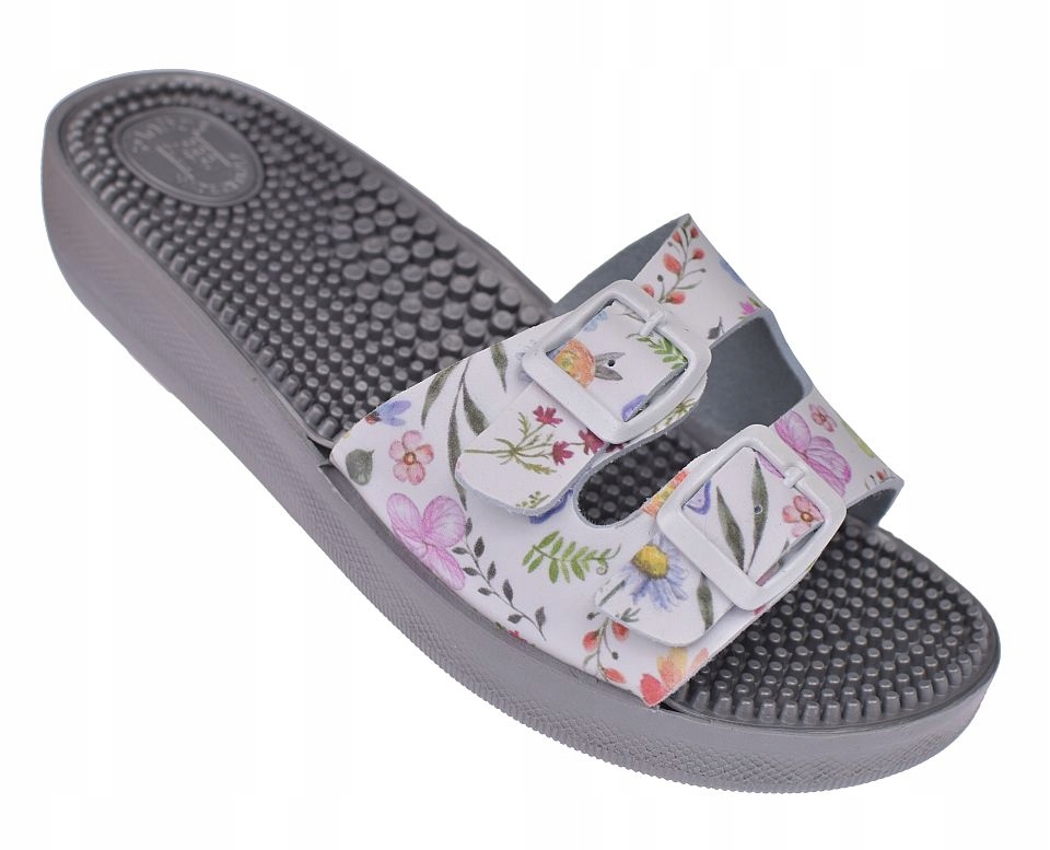 Nazouváky Prato šedé s masážními hroty na nohy 2P34 vel 39