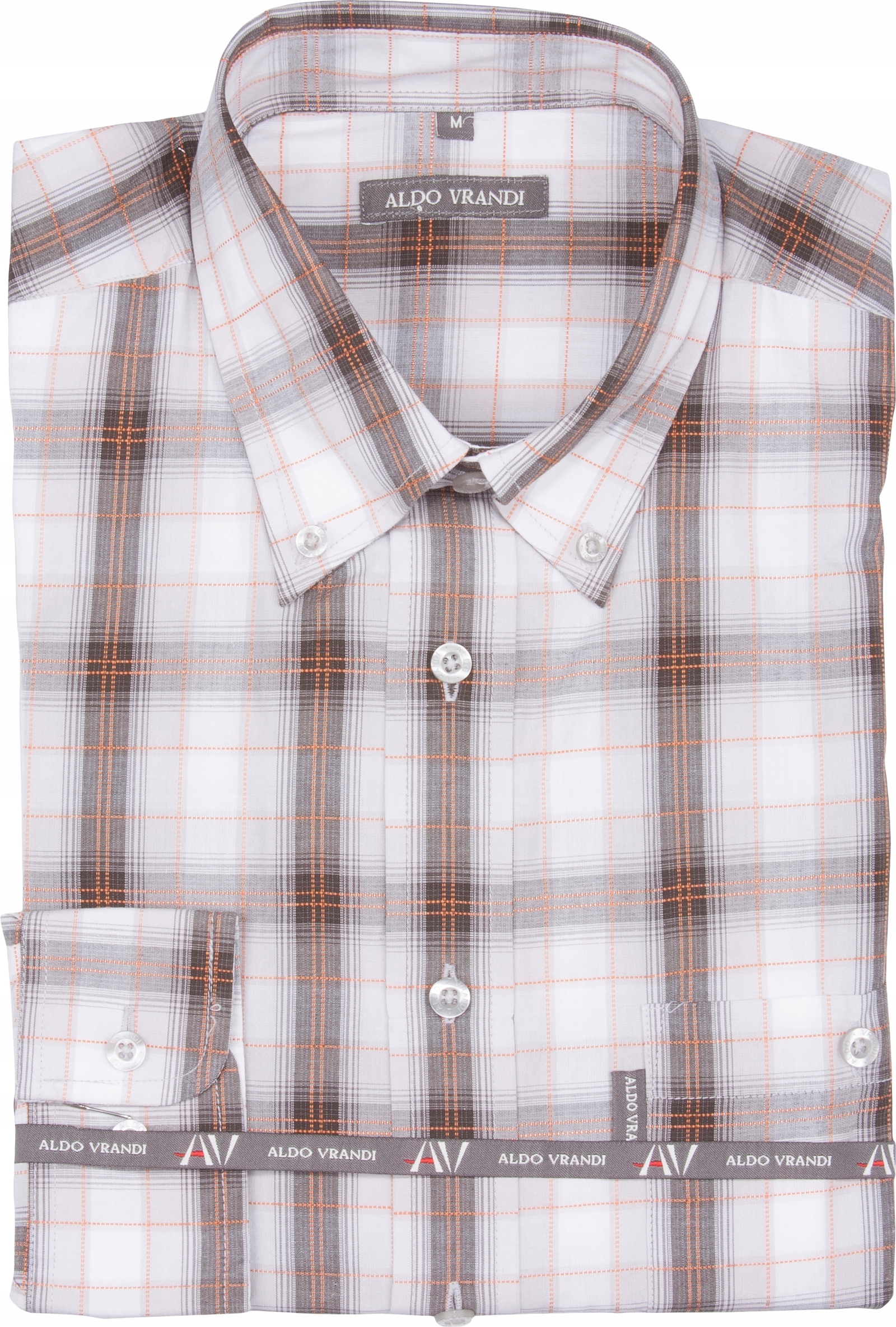 

koszula AldoVrandi 100%COTTON L_41/42_obw_kl_118