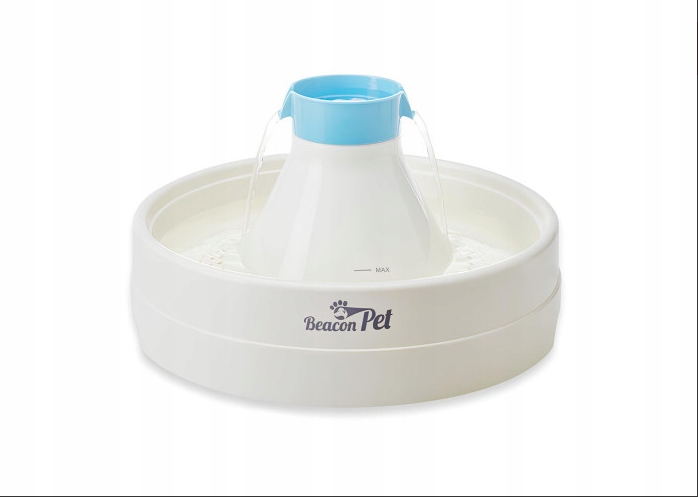 Levně Napáječka fontána pro kočky a psy Beacon Pet 3L s filtrací a cirkulací vody