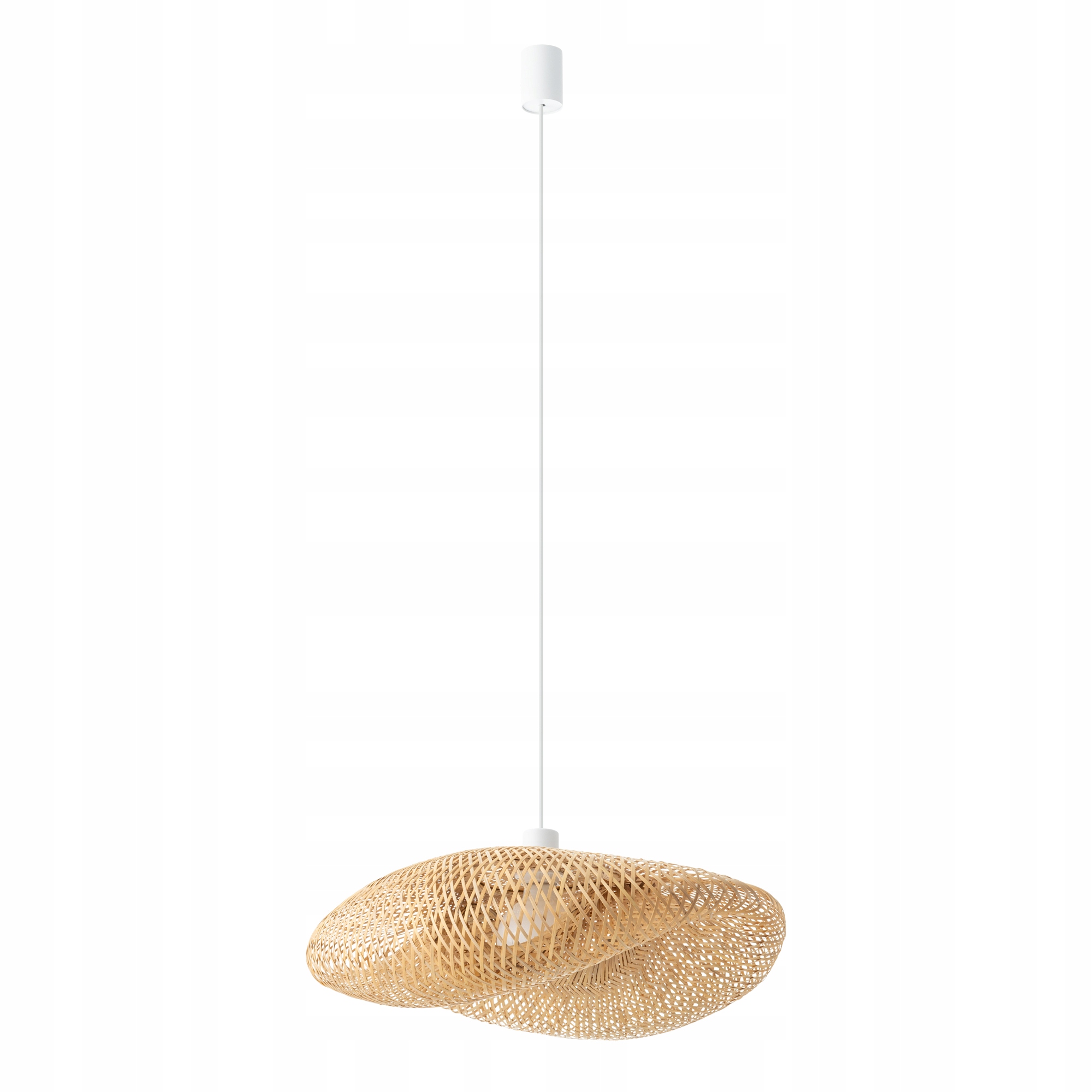 Nowodvorski Závesná lampa Havana M bambusová 1xE27 25W škandinávska