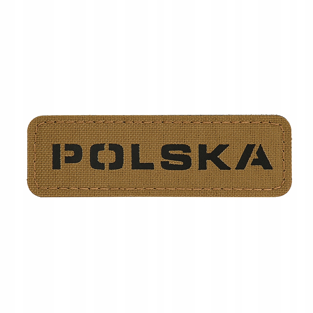 M-Tac Naszywka Taktyczna Polska 25x80 Laser Cut Cordura 500D Coyote/Black