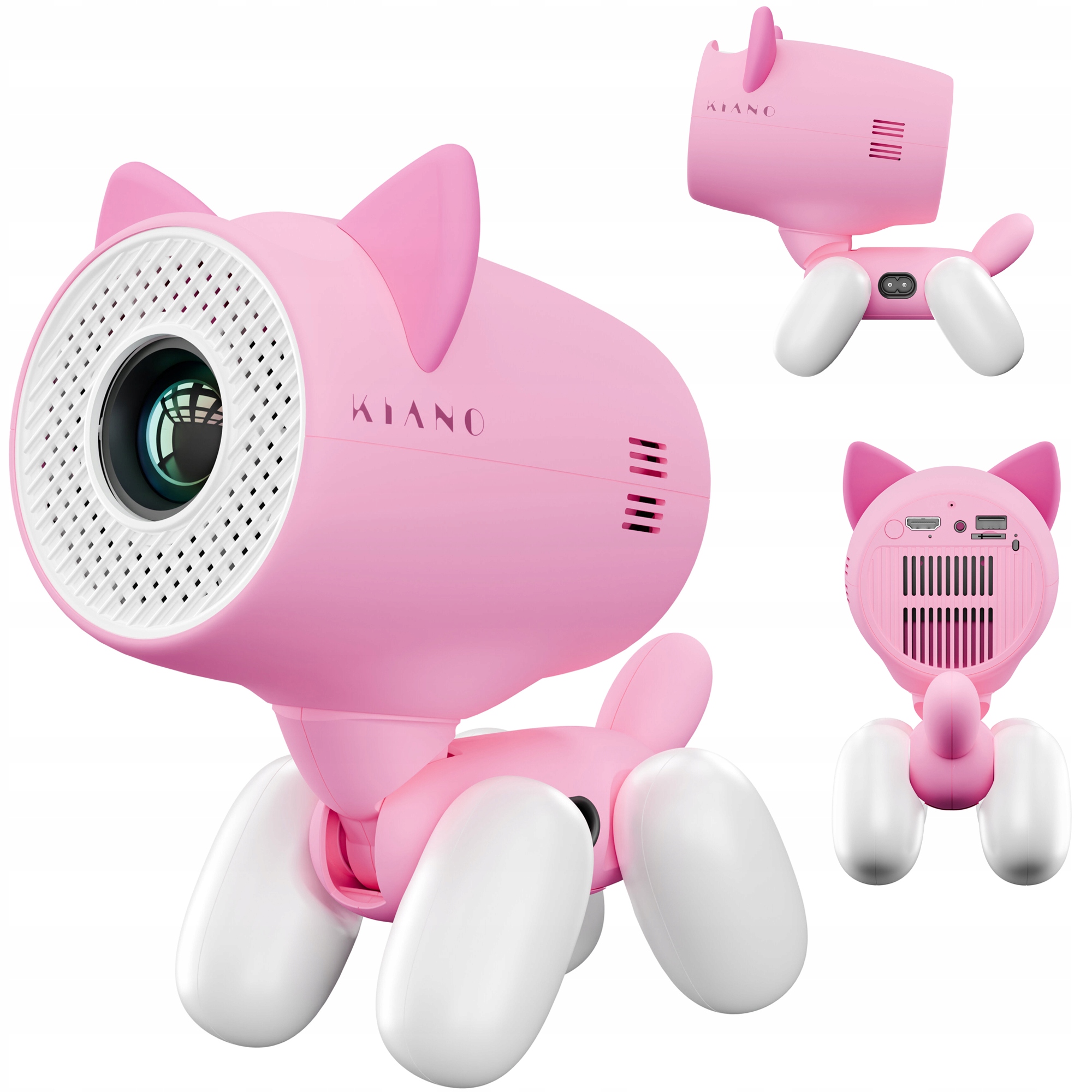 Vzdělávací Projektor Pro Děti Kiano Alpha Kid Kočička Růžová