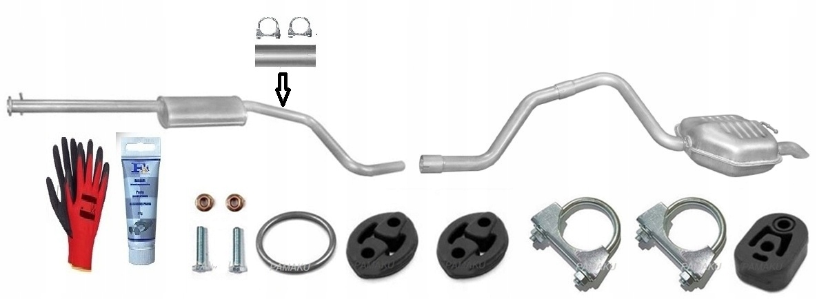 Ford Mondeo MK3 2.0 2.2 D (2001-2007) Kombi Tlumič bonus
