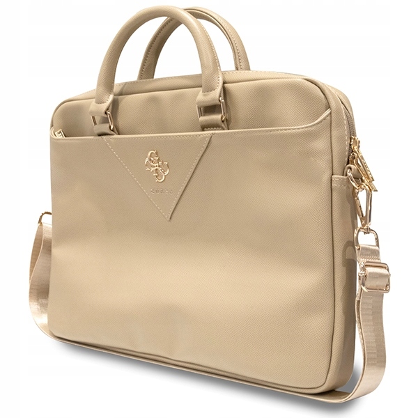 Taška Guess GUCB15ZPGSTEGD 16" zlatá Triangle 4G