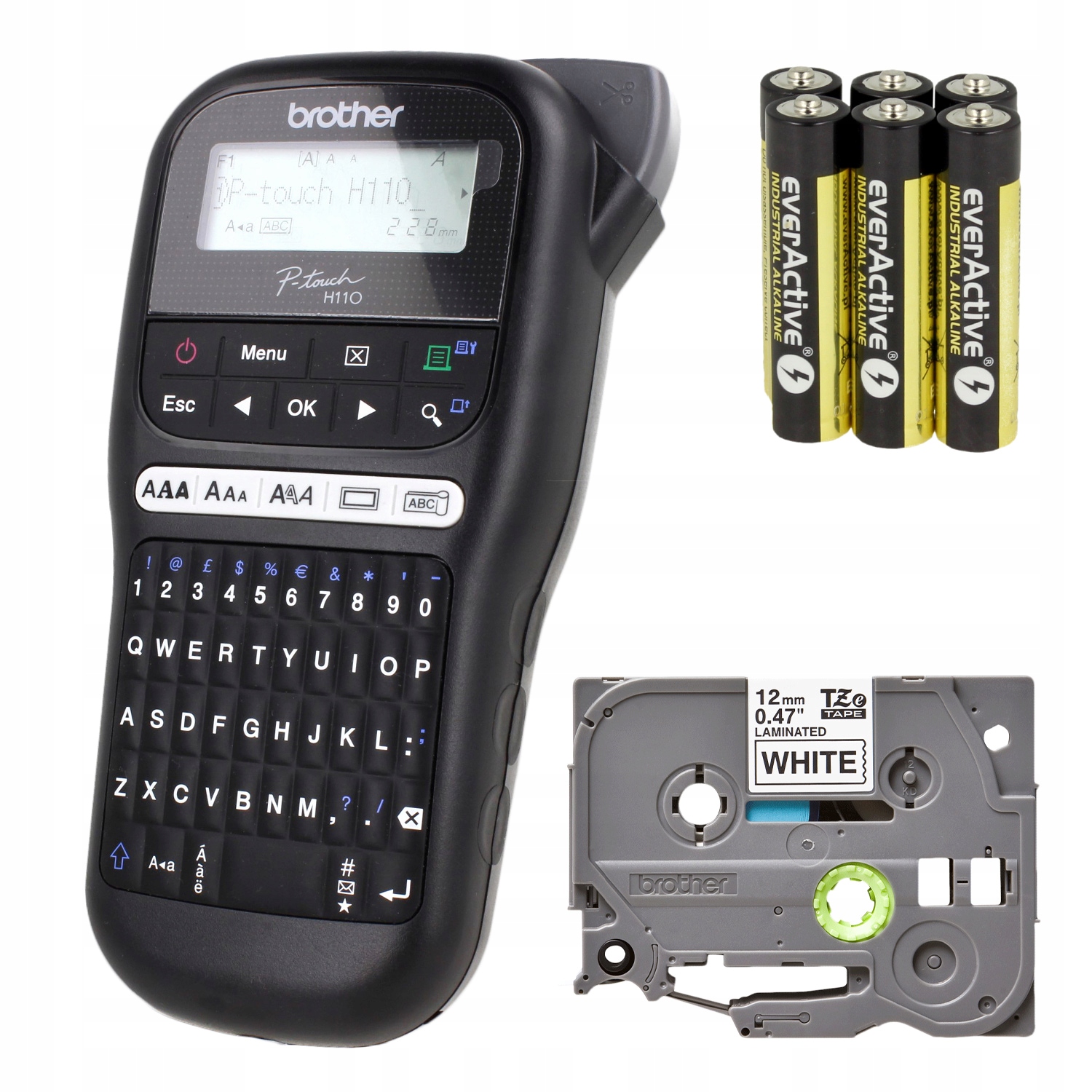 

Drukarka Brother PT-H110 1x TZE231 w zestawie