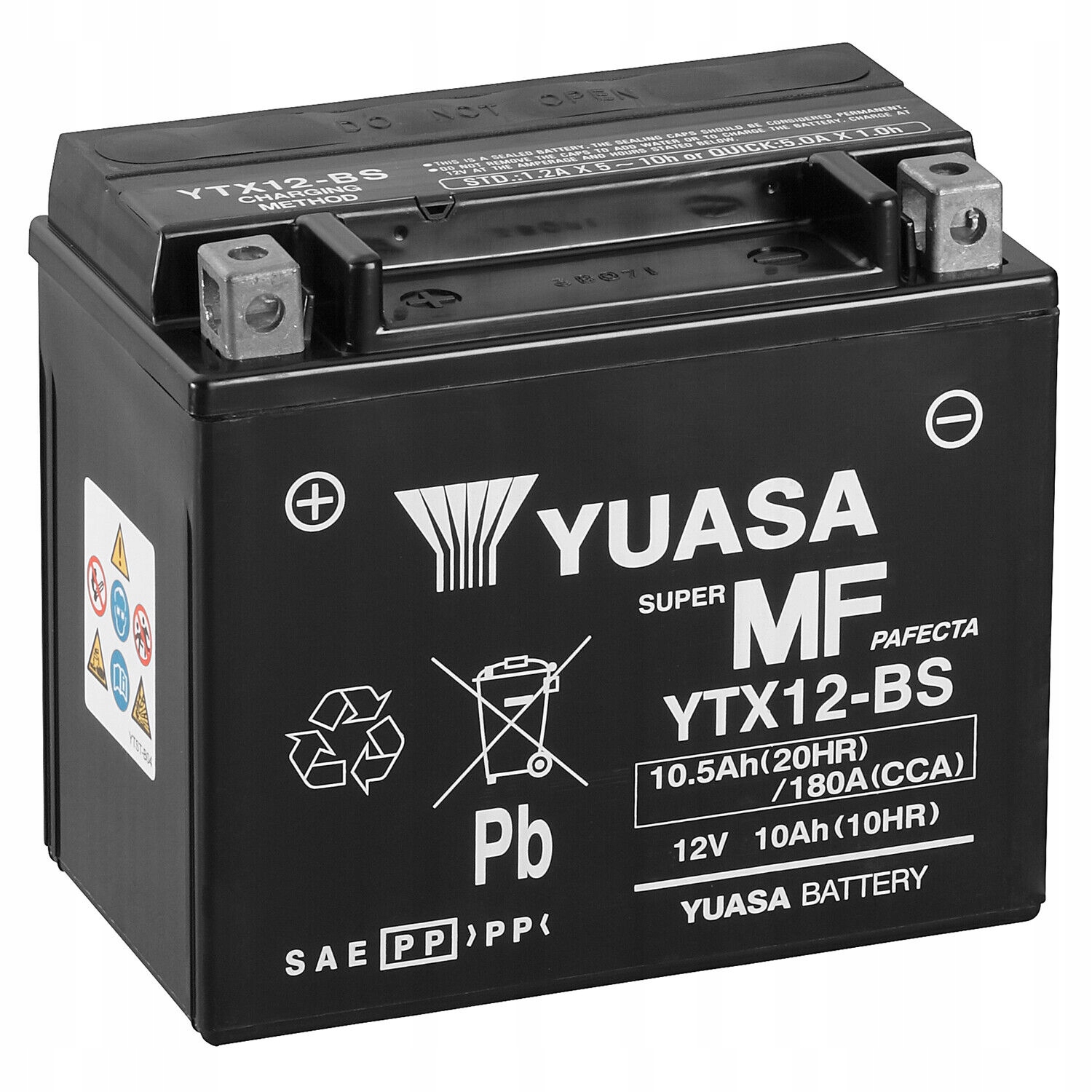

Yuasa YTX12-BS 12V 10,5AH 180A Akumulator