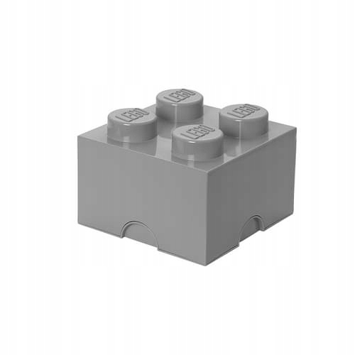 Lego úložný box 4 šedá