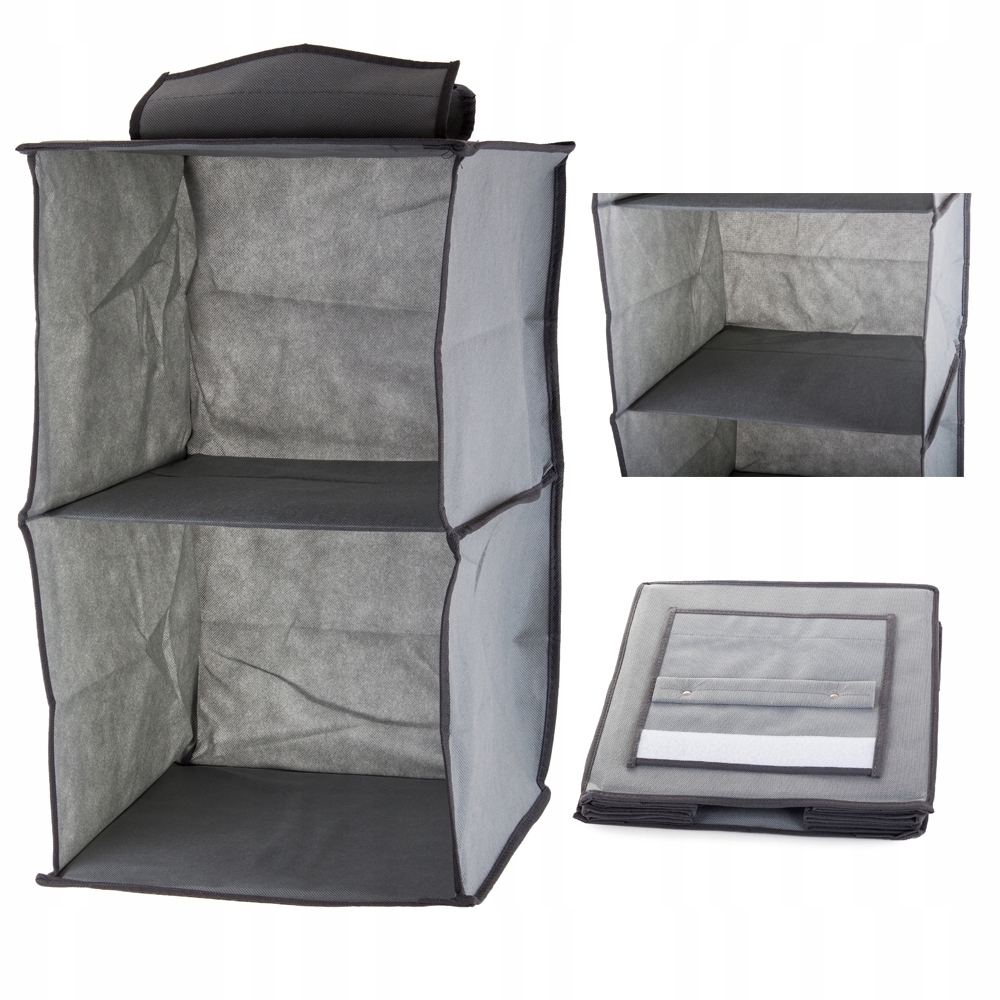 

Organizer Do Szafy Wisząca Półka Z 2 Półkami 50cm
