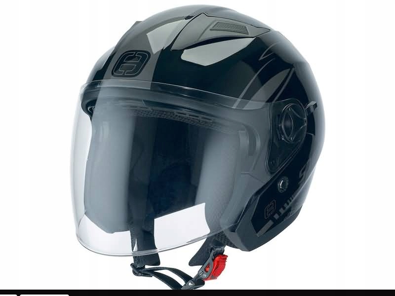 Otvorená motocyklová prilba Jet Speeds City II Graphic Black Glossy Xs 53-54