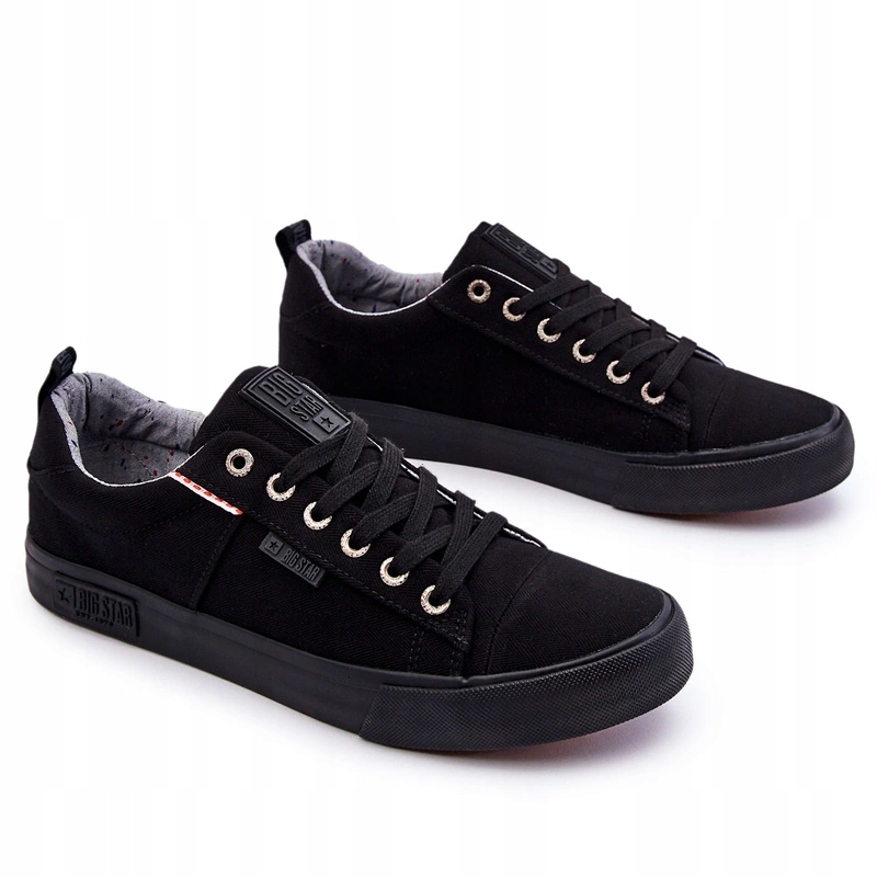 Pánské Tenisky Se Zavazováním Big Star KK174002 Černé 41
