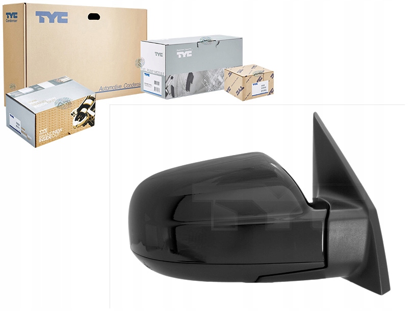 Hyundai Tcson I 2004-2010 Zrkadlo Lh Elec Prim Convex Heat Tyc