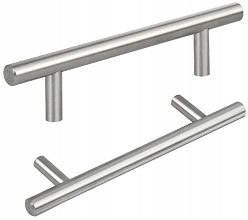 Uchwyt meblowy drzwiczek stal nierdzewna 128mm Długość 20 cm