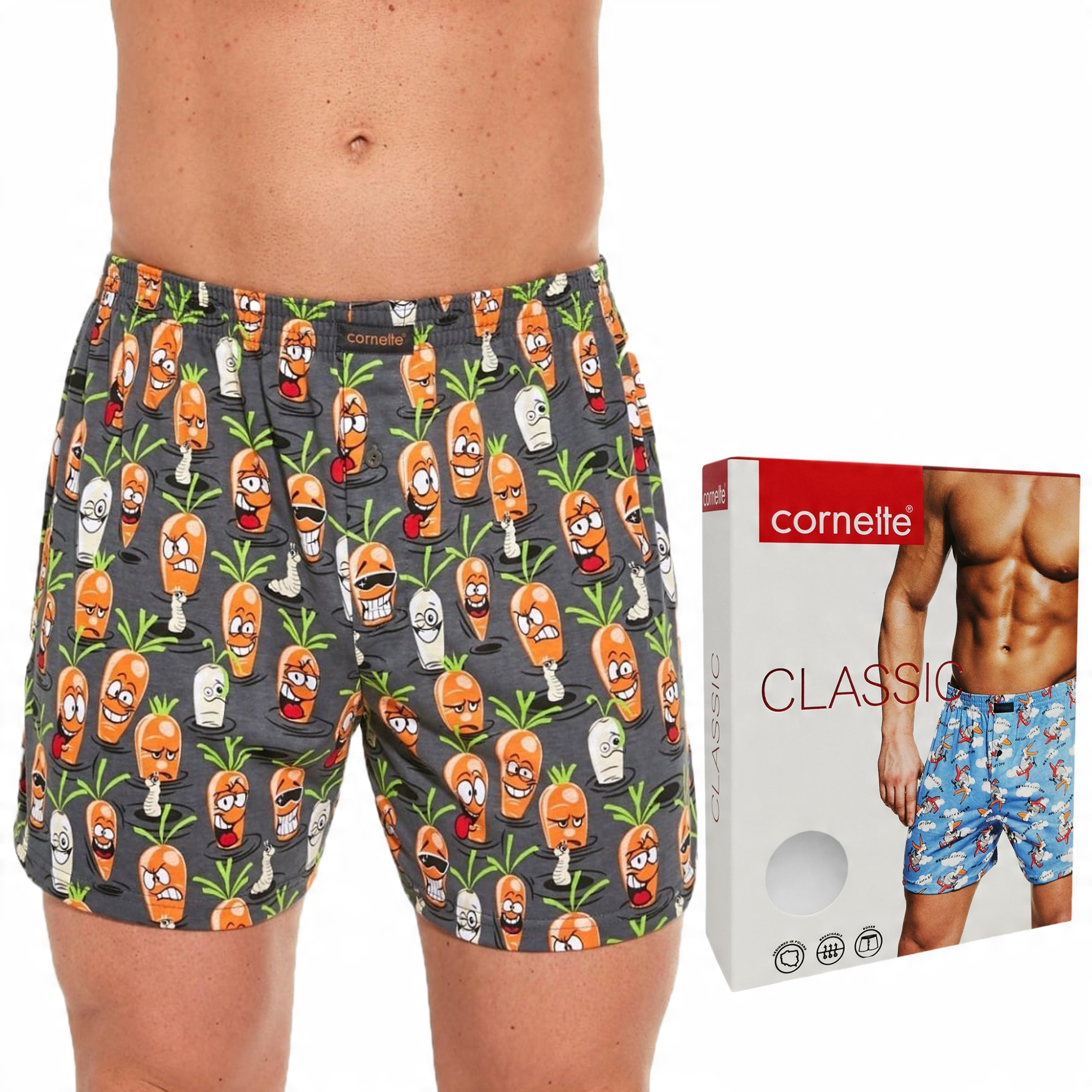 

bokserki Cornette Classic 001/129 Marchewki M