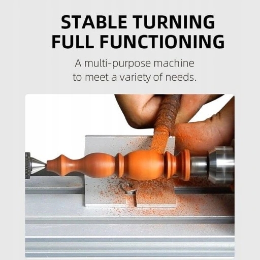 MINI TOKARKA DO DREWNA KORALIKI 100W ZESTAW Marka bez marki