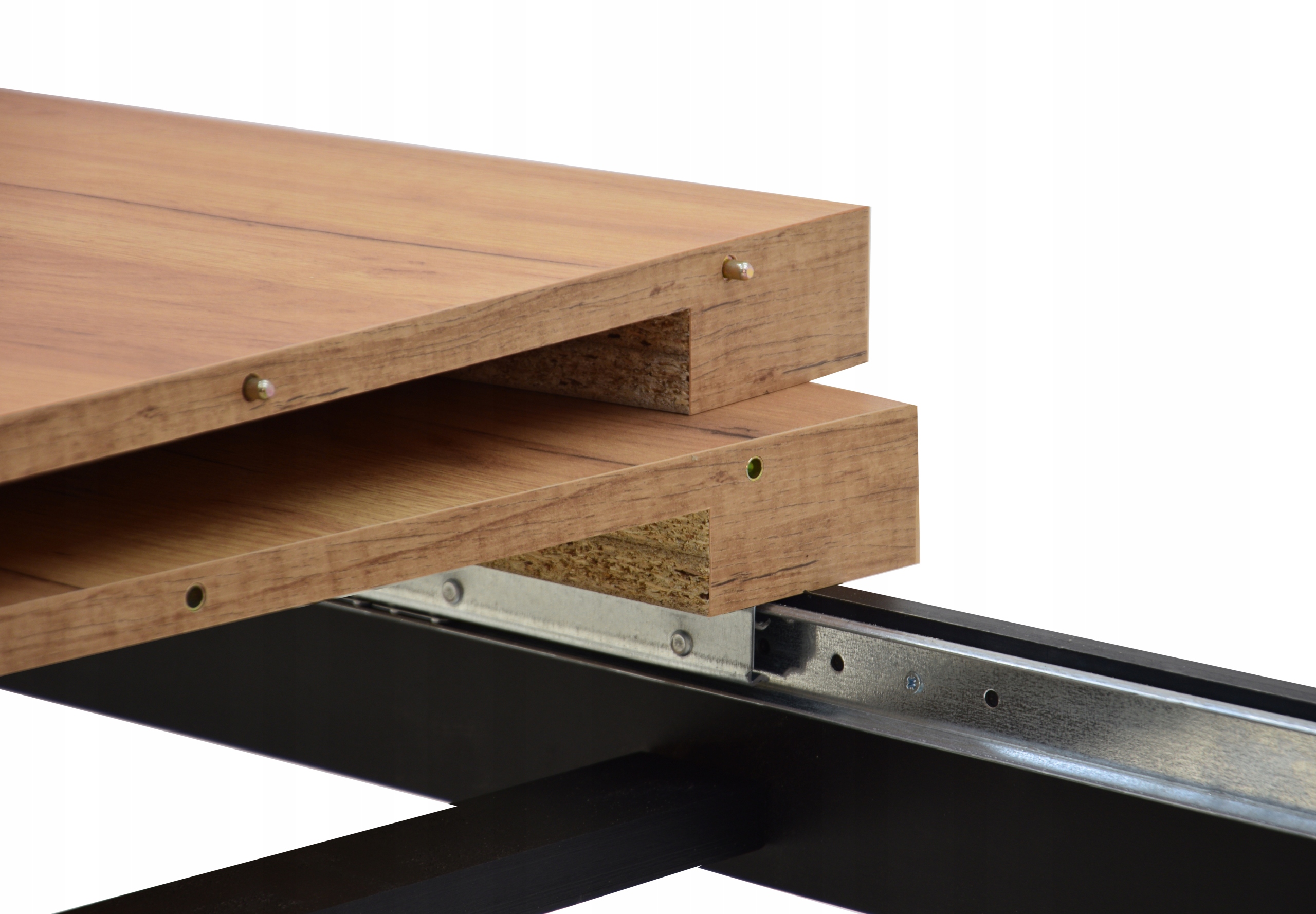 Stół duży solidny rozkładany 100x200-300 Dąb Craft Szerokość mebla 100 cm