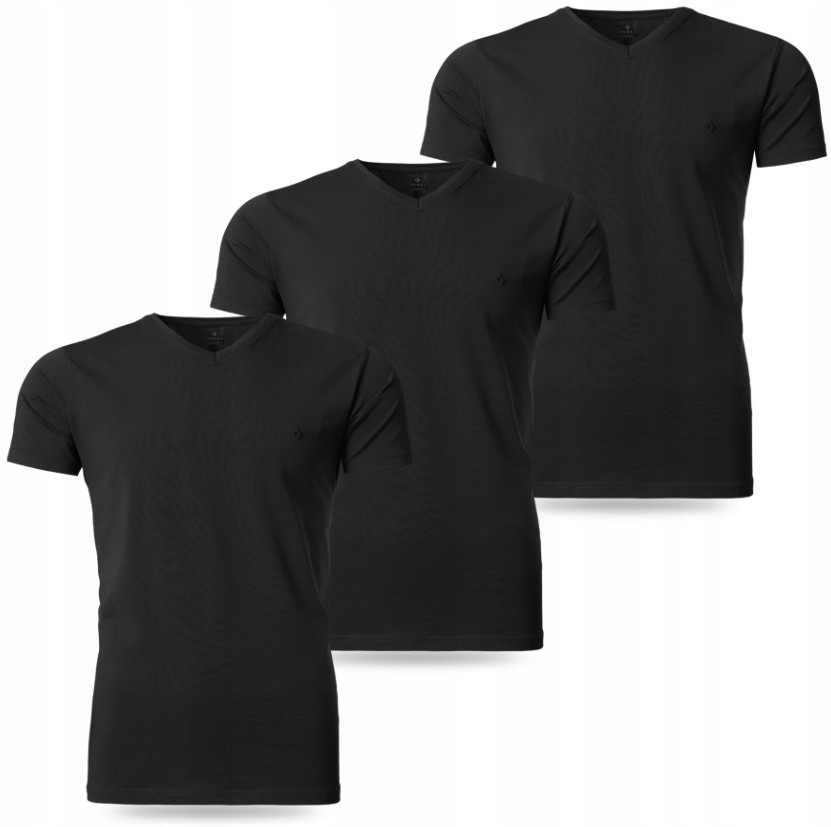 3x Tričko tričko Premium Line s krátkým rukávem Bavlna top Moraj XL