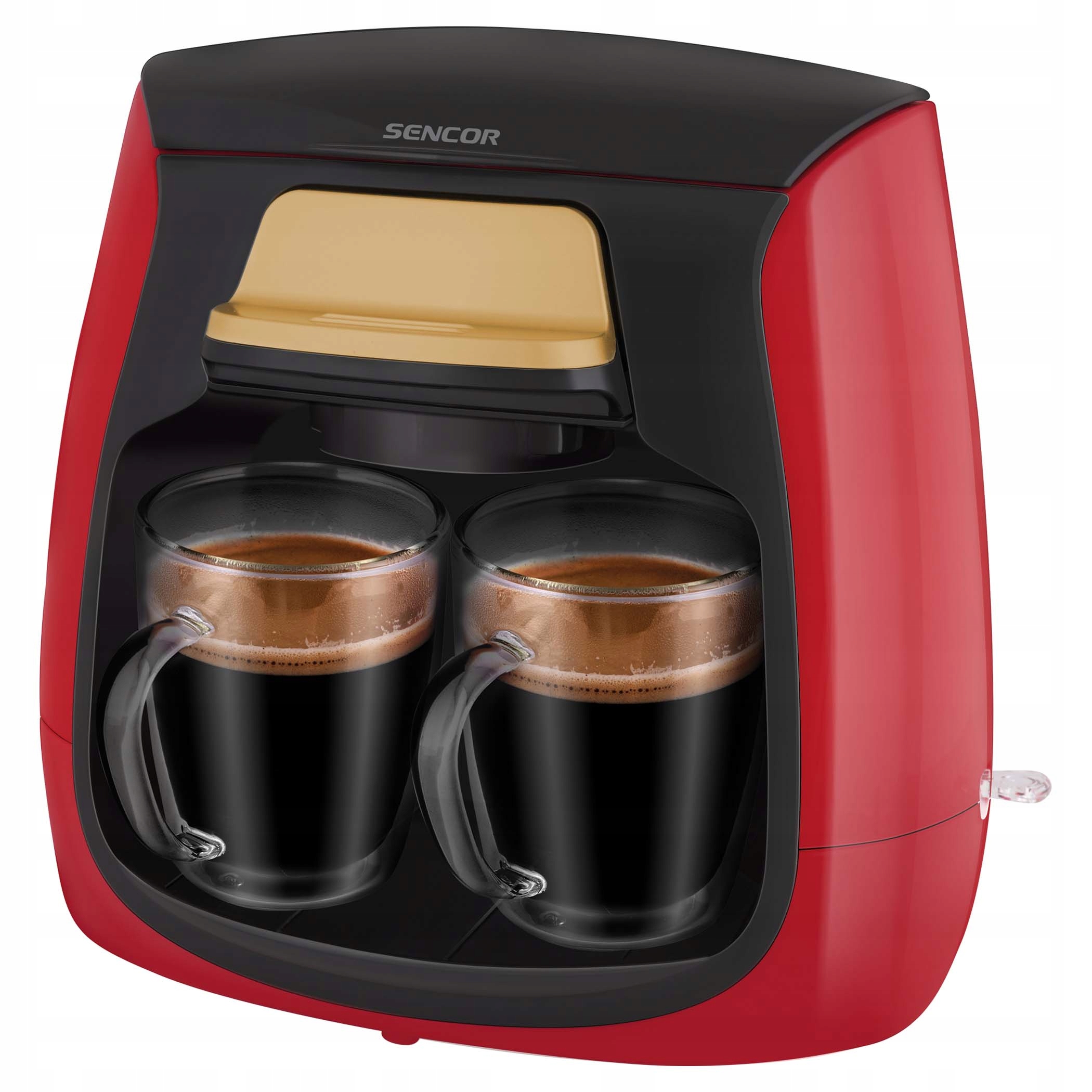Malé kompaktné kávovar Sencor SCE2101RD