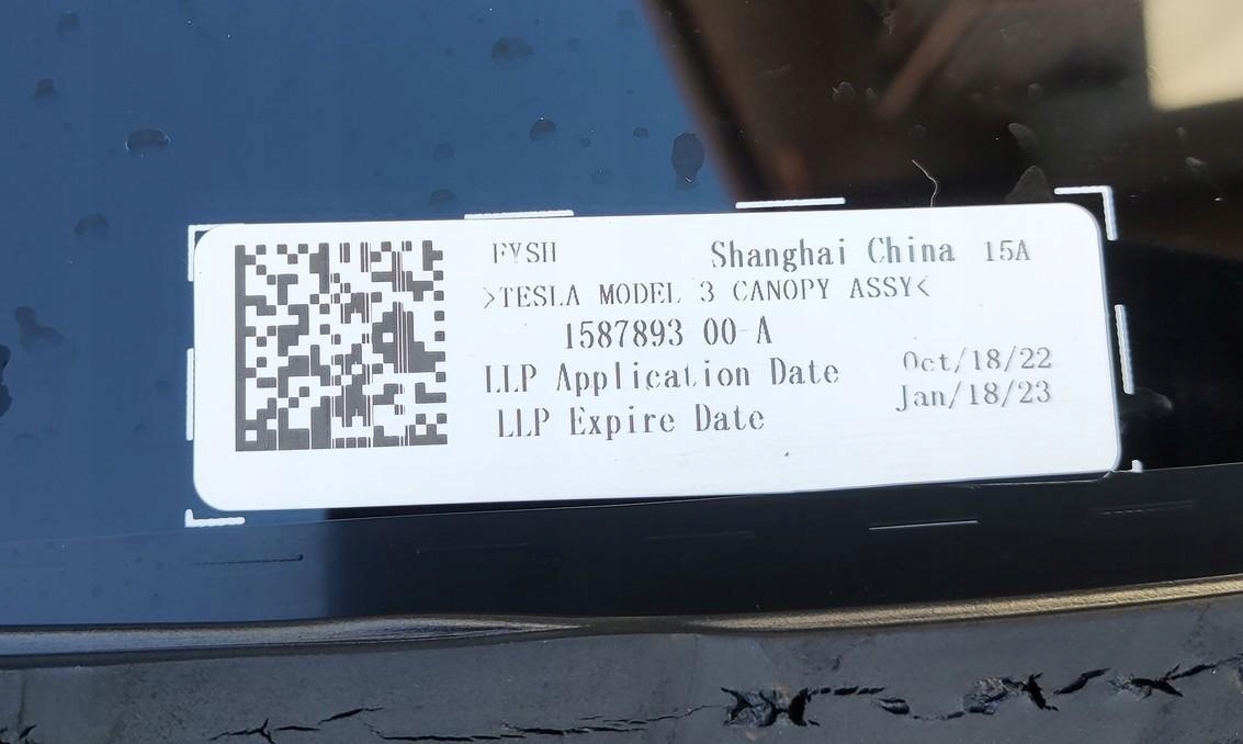 FENSTER dach dach SOLAR dach PANORAMA Schiebedach TESLA MODEL 3 2017-2023