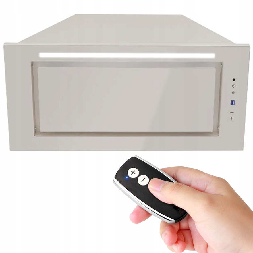 Okap kuchenny do zabudowy Nortberg Lando Glass podszafkowy kashmir 60 cm