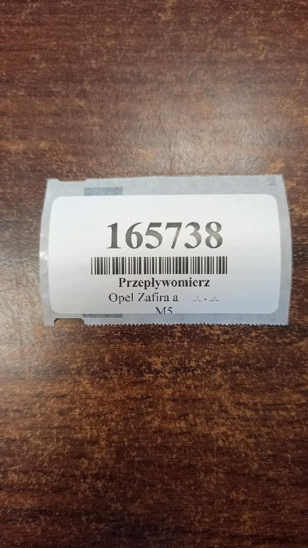 OPEL ZAFIRA A flow meter 0281002428