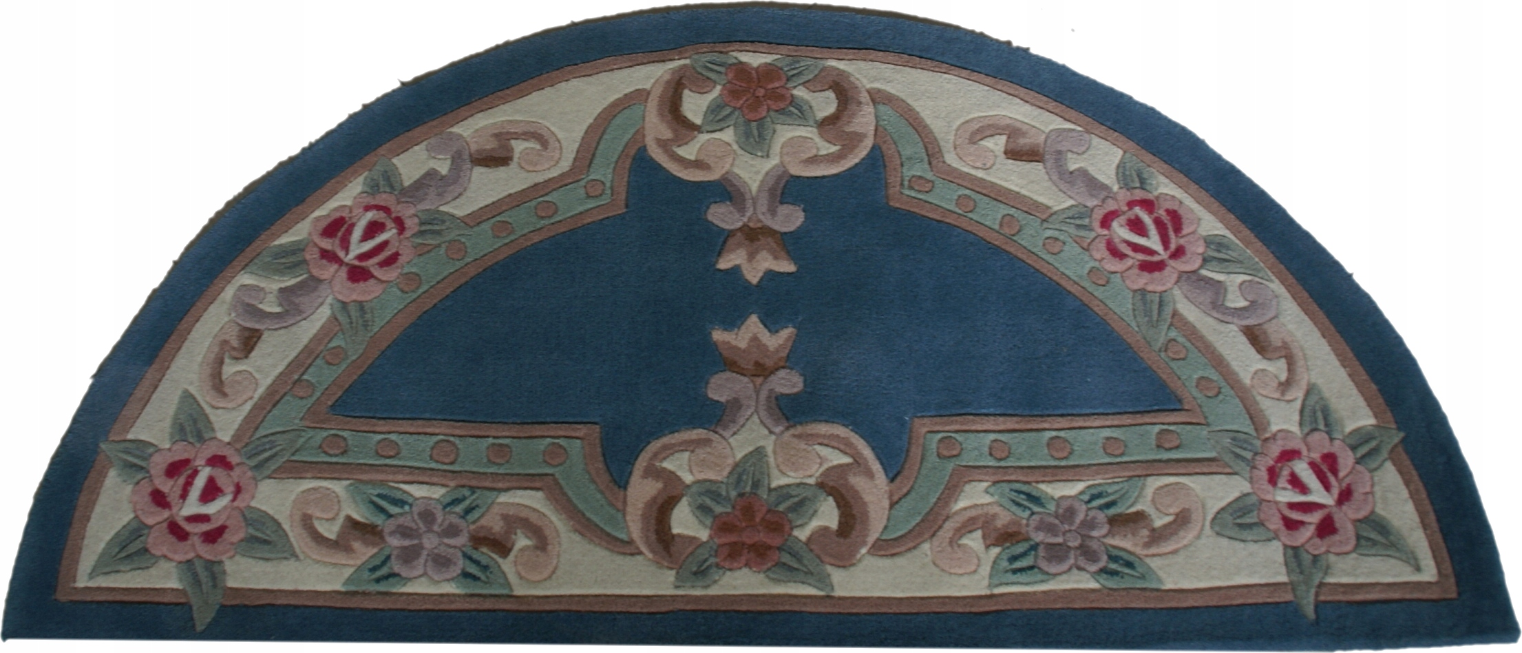 Vlnený koberec Aubusson 69x137 modrý