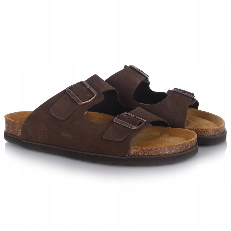 Pánské pantofle Dr. Brinkmann 600143-02 Braun hnědé Kůže VEL.40