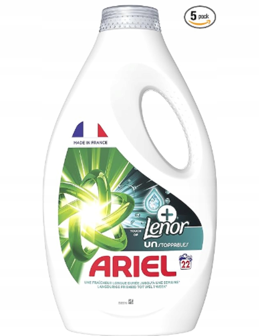 Levně Ariel Tekutý prací prostředek, 110 praní (5x22)