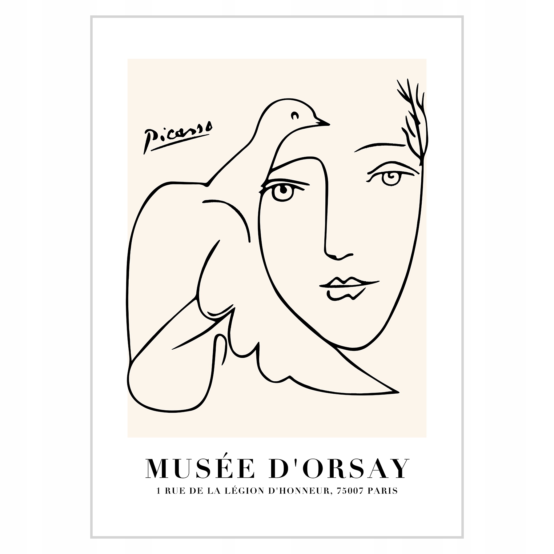 

Plakat 50x70 Pablo Picasso Woman with Dove