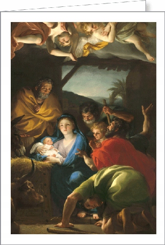 Religijna Kartka świąteczna z życzeniami lux RRT3