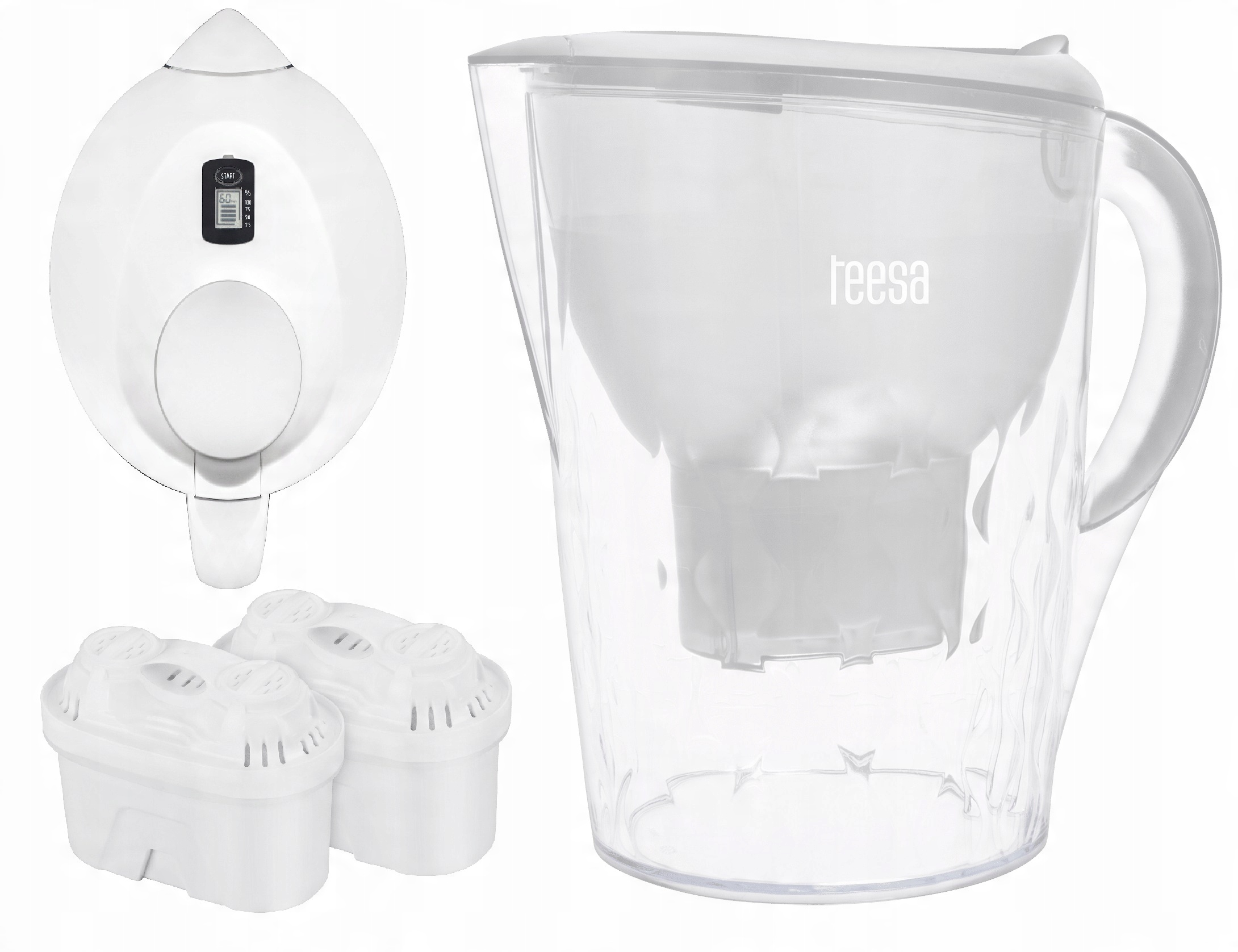 

Dzbanek Filtrujący Do Wody 3,5 L 2 Filtry Tessa