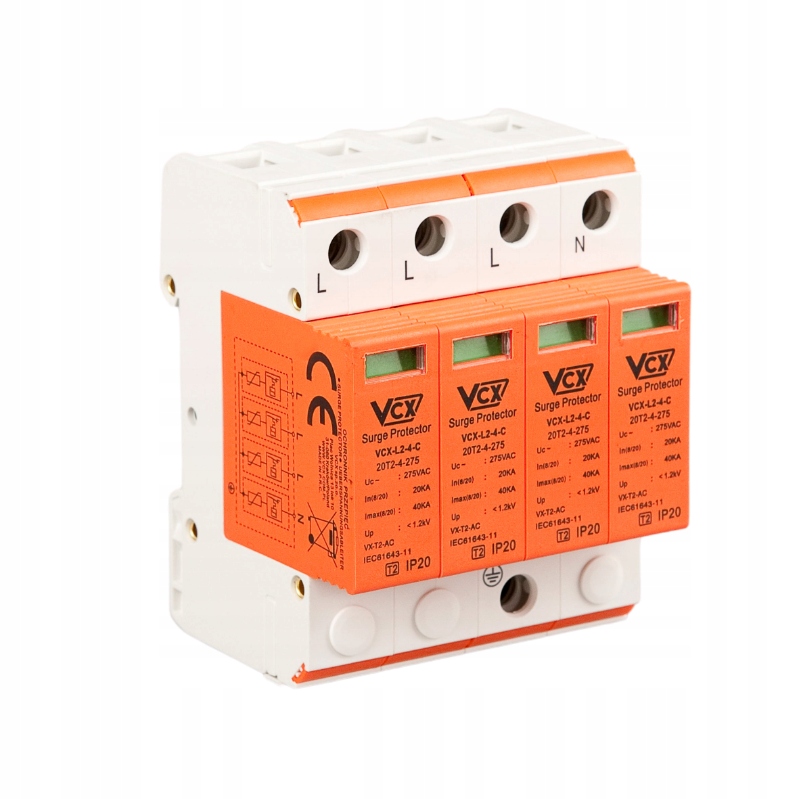 Přepěťová ochrana třídy C 4P