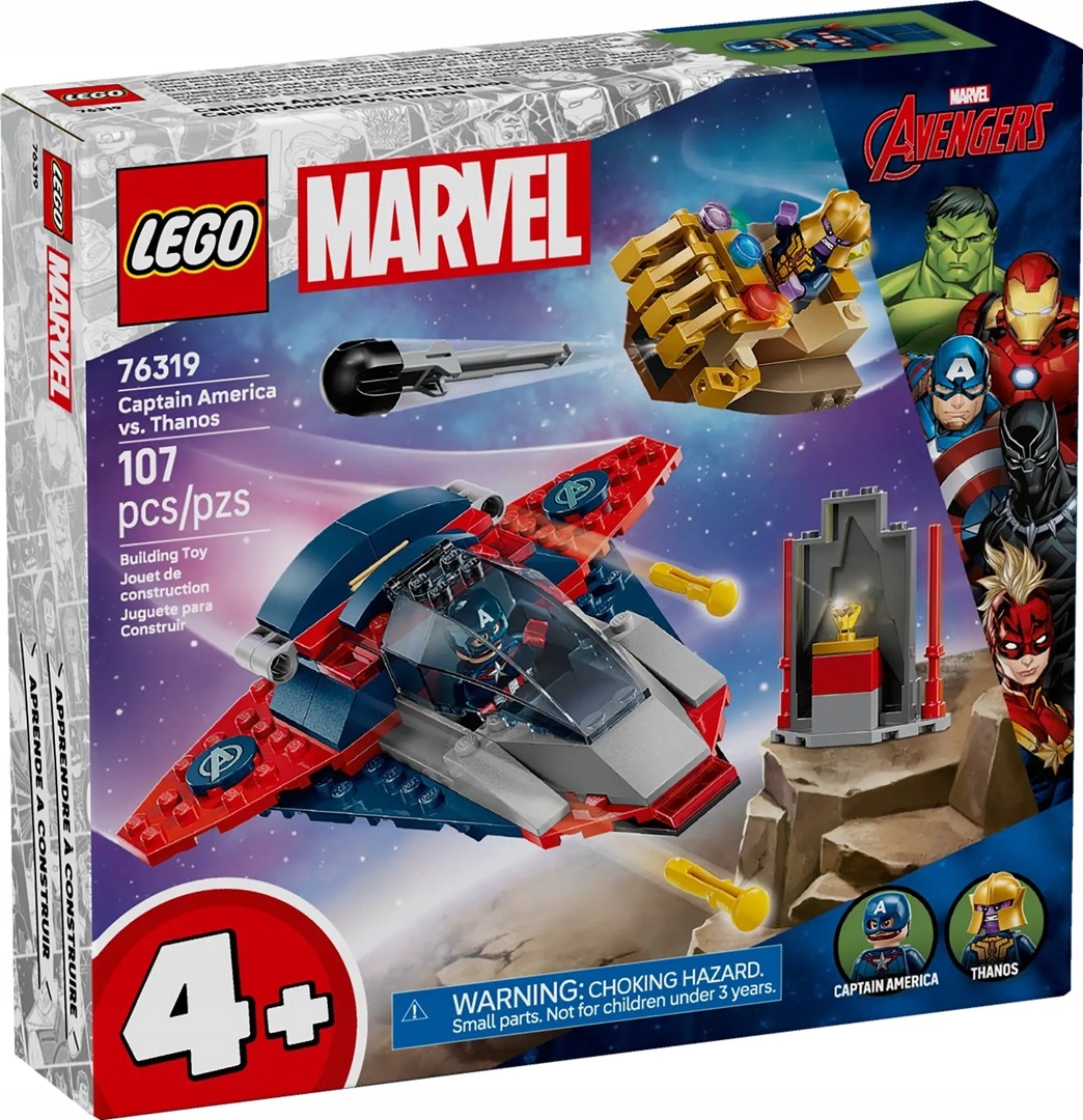 Lego Marvel 76319 Kapitán Amerika versus Thanos
