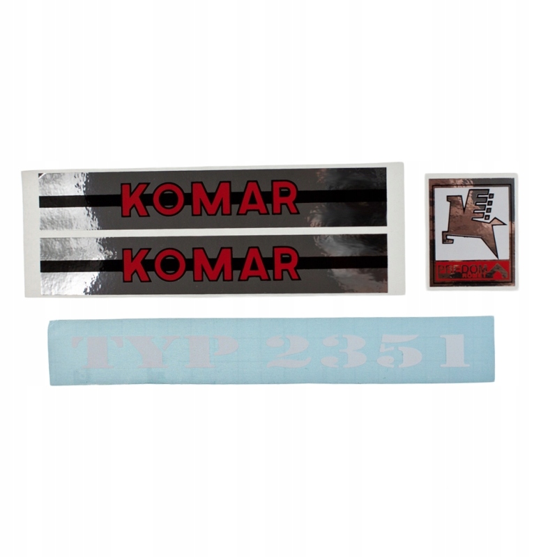 Zestaw naklejek Romet Komar 2351 - na cały motorower - wzór ORG HQ PL