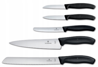 

Victorinox Swiss, zestaw, 5 noży, czarny 6.7133.5G