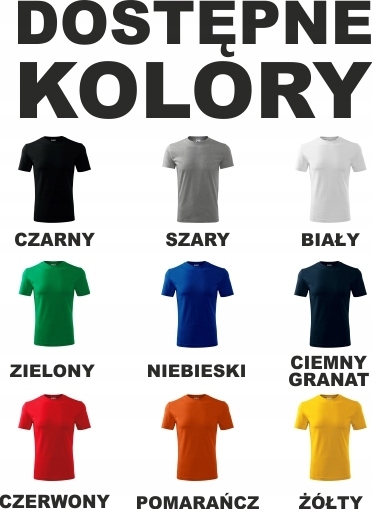 BÓG STWORZYŁ LUDZI NAJLEPSI SĄ WĘDKARZAMI KOSZULKA Dekolt okrągły