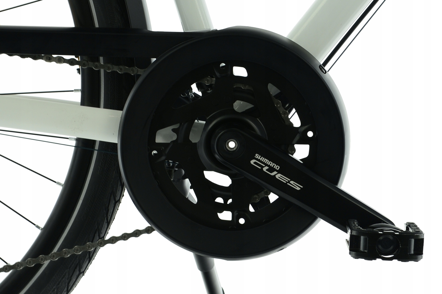 Rower Trekkingowy Kands 28 Verso V2 r17' biały CUES SHIMANO HYDRAULIKA r25D