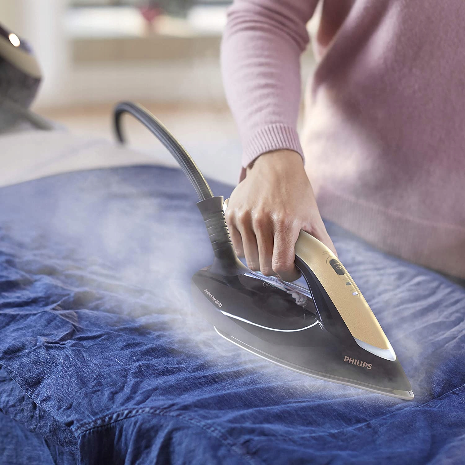 ŻELAZKO Z GENERATOREM PARY STACJA PAROWA PHILIPS PSG8140/80 PerfectCare Stan opakowania oryginalne