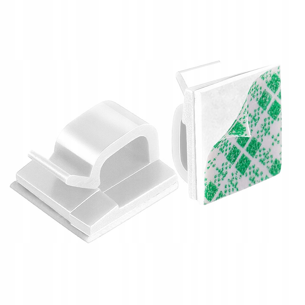 ZESTAW 10x ORGANIZER UCHWYT KLIPS DO KABLI Stan opakowania oryginalne