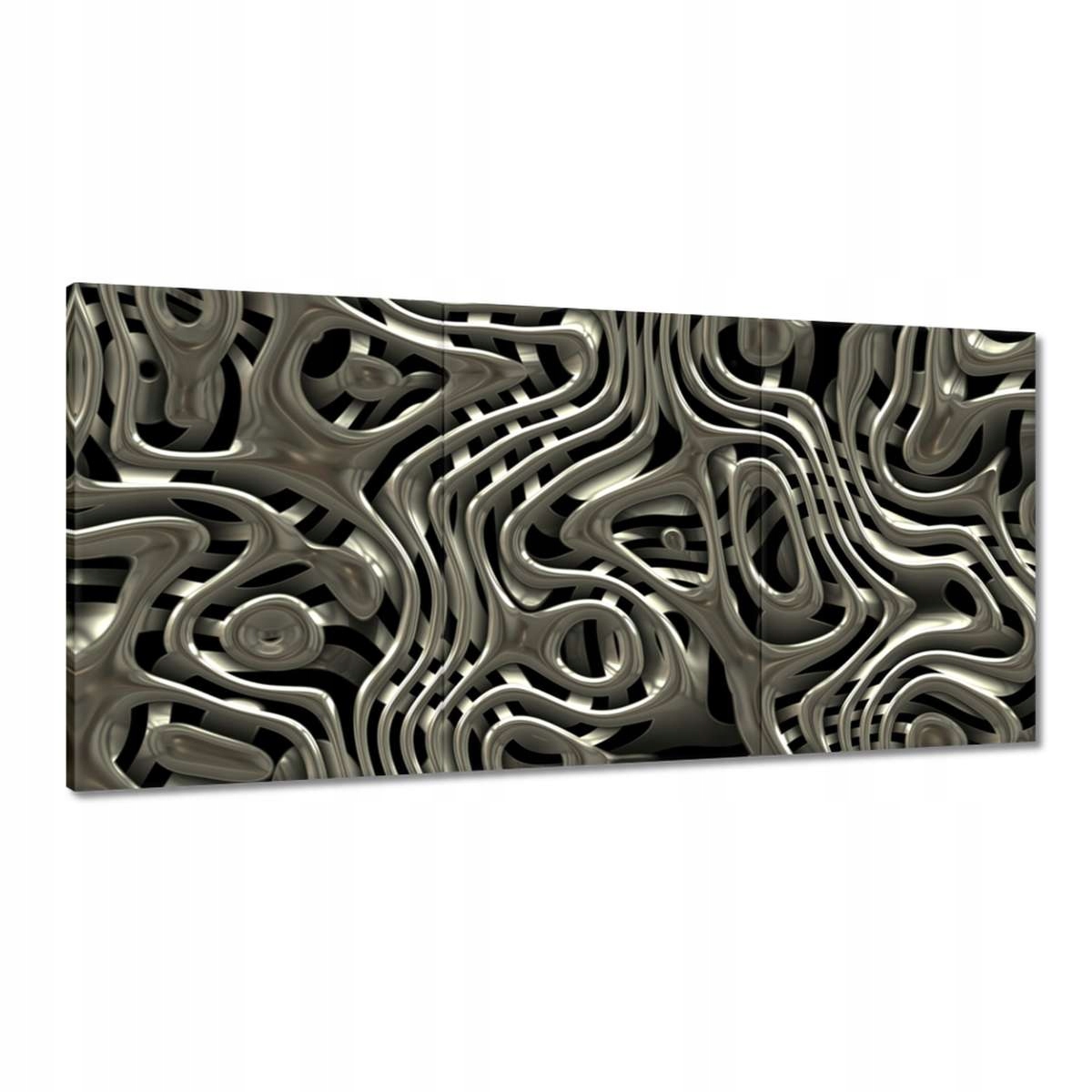 Obrazy 180x90 Striebro