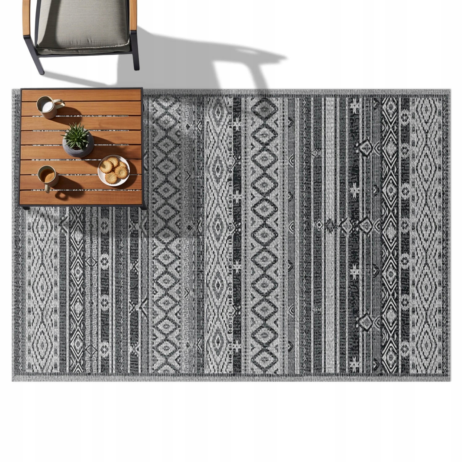 Koberec koberec Na Terasu a balkon – Outdoorový styl Textura vzor 150x225