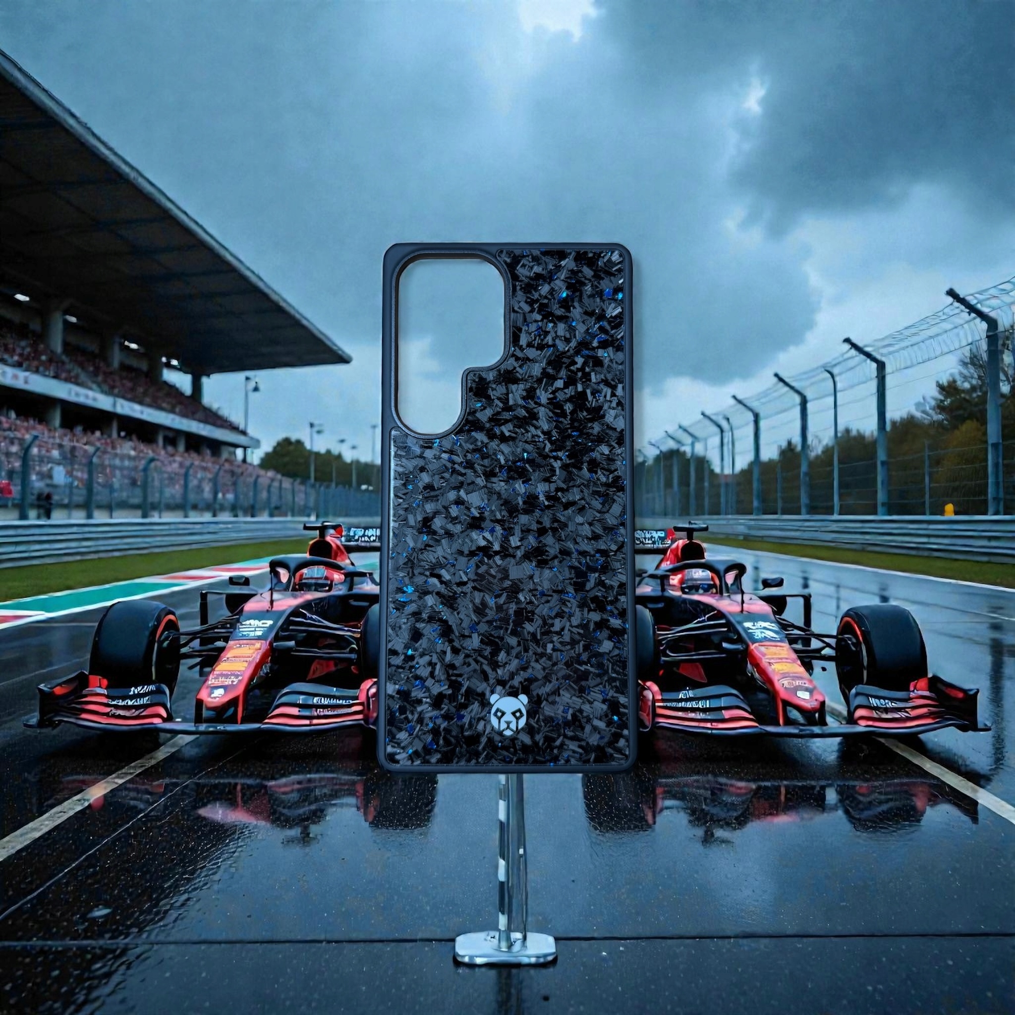 Pouzdro Panda Carbon Forged Edition Black Carbon Pouzdro pro Samsung S25 Ultra