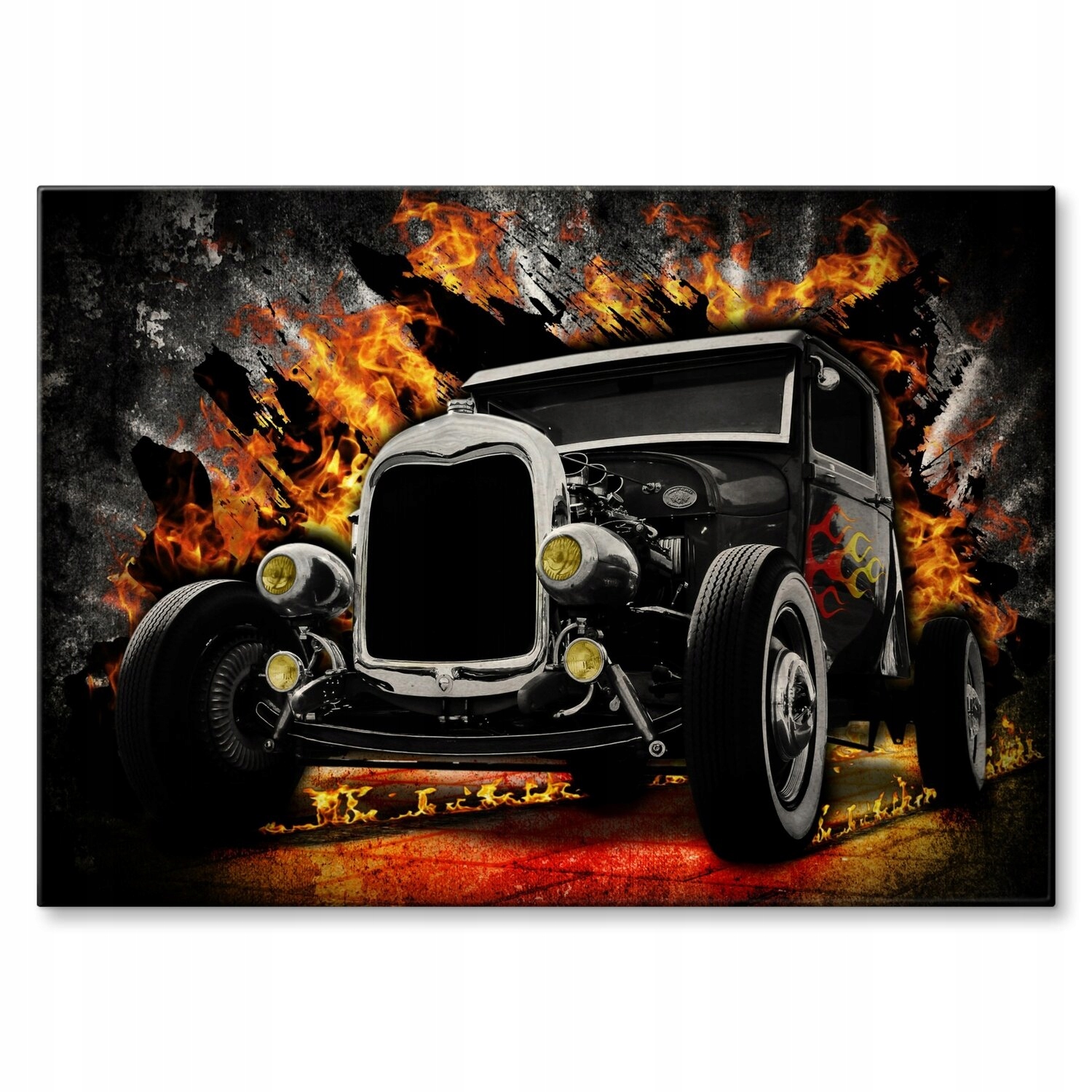 Kovový plakát Hot Road Šidítko Plech 30 x 42 cm Dárek