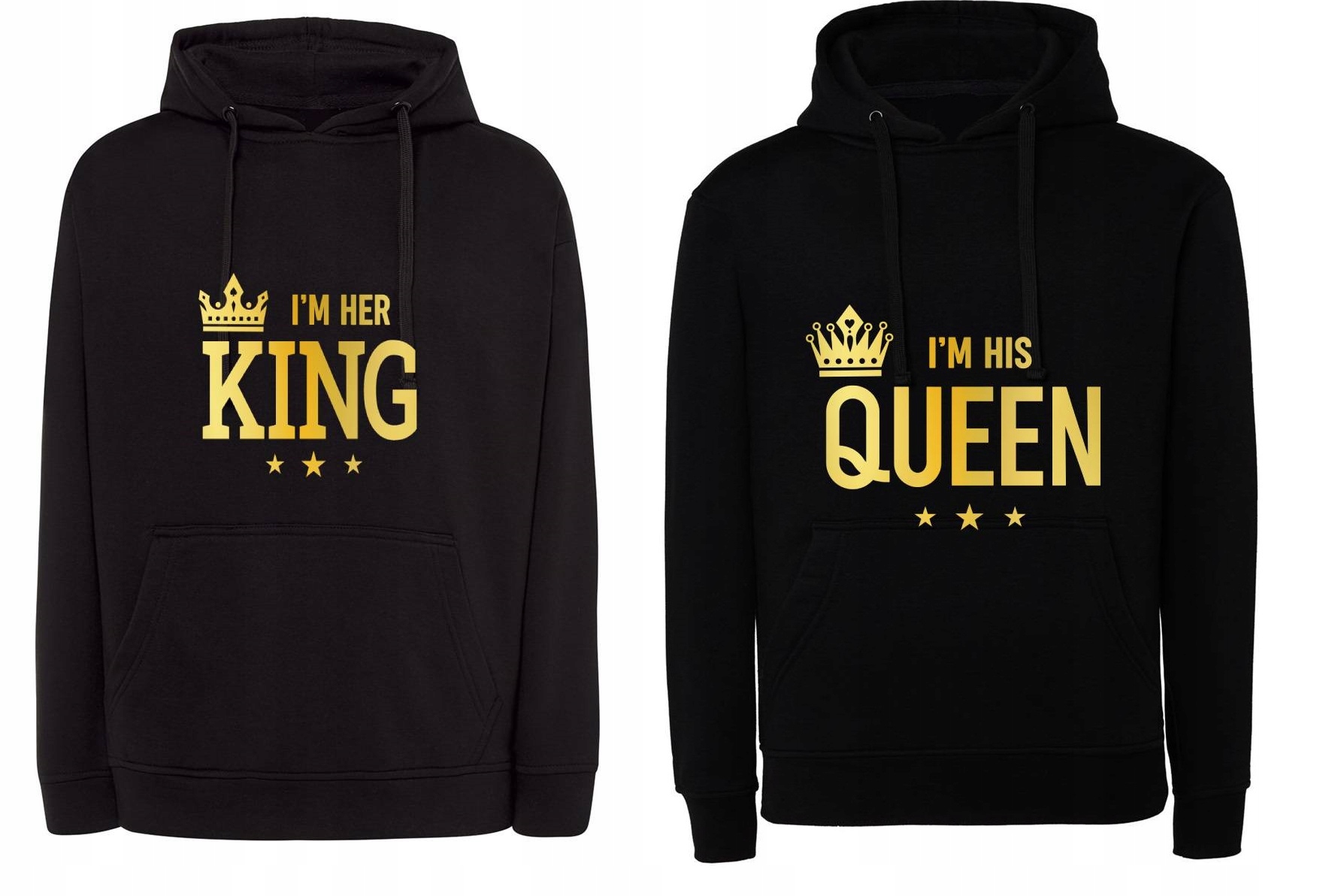 

Zestaw Bluz Dla Par Queen King Walentynki