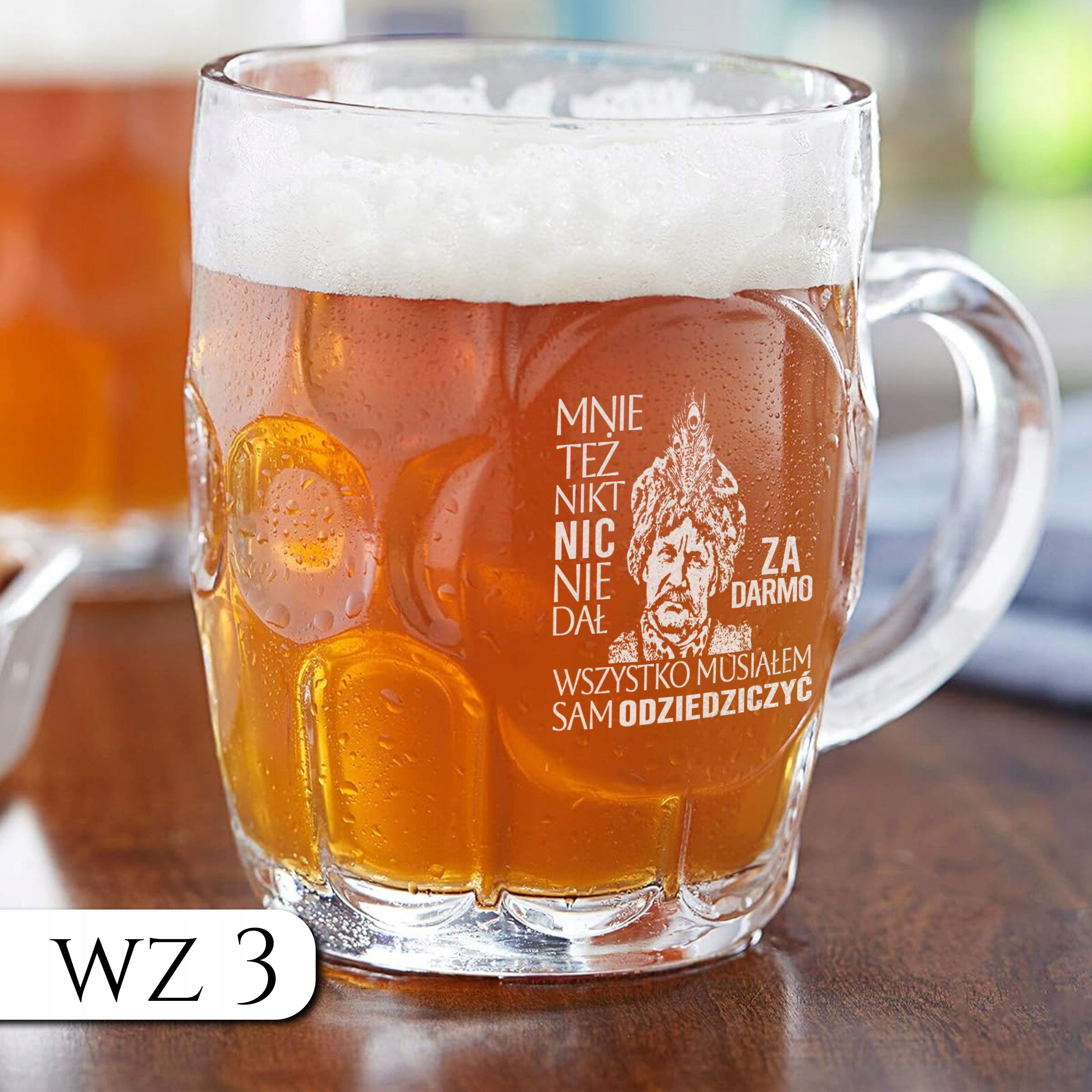 KUFEL NA PIWO JESTEŚ SWÓJ CHŁOP MÓJ CHŁOP 1670 PREZENT DLA CHŁOPAKA Y4 Pojemność 500 ml