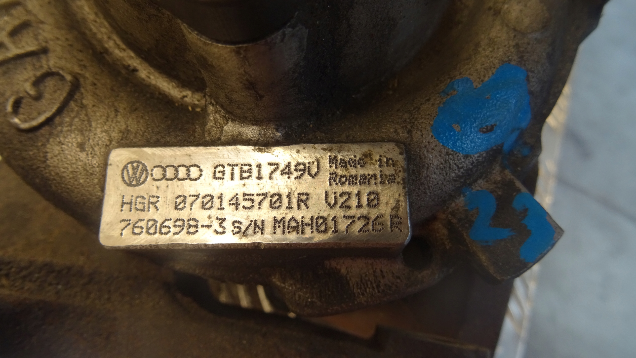 turbo VW T5 2.5 TDI BNZ 070145701R nr23
